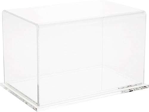 Miniatura 4 de Plymor Vitrina de acrílico transparente con base negra, 8 pulgadas de ancho x 5 pulgadas de profundidad x 5 pulgadas de alto
