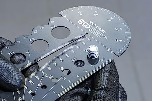 BGS 74247 | Schrauben- und Gewindeschablone | metrisch | M3 - M20, 0,5-13,00 mm