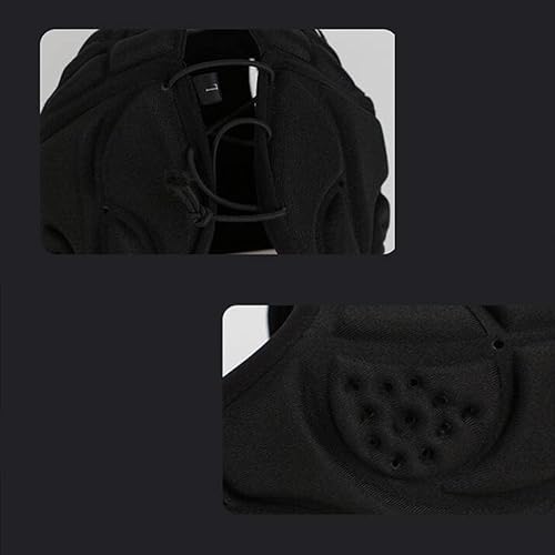 Miniatura 3 de Aymzbd Casco de fútbol de carcasa suave, casco de rugby, protector de cabeza ajustable para jóvenes, niños y adultos