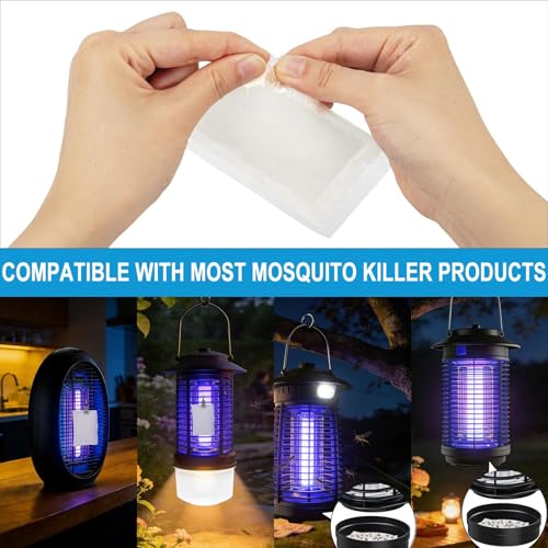 Image of 4 Mosquito Attractant Bait Refill Cartridge for Bug Zapper, Compatible Trap | Flying Biting Cartridge Control | Increase Insect Catch Rates