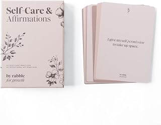 Rabble Self-Care and Affirmations Deck - 52 Affirmations and 52 Self Care Exercises
