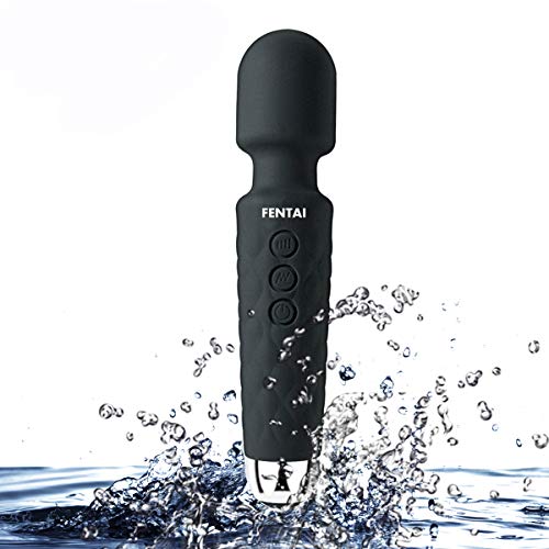 WandMassager Wireless Personal Mini Handheld Body Deep Tissue Massage with 20X Magic Vibration