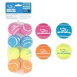 Best Pet Supplies Quietschendes Tennisspielzeug für Hunde, 8er-Pack, Robustes interaktives Haustierspielzeug zum Werfen und Apportieren, unterstützt Übung und natürliches Verhaltenstraining,