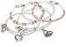 Alex and Ani Alive with Love Pink and Silver Bangle Bracelet