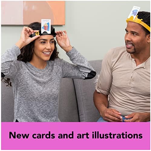 Spin Master Games Hedbanz Picture Guessing Board Game New Edition, for Families and Kids Ages 8 and up, Multicoloured, 20126193 3 516XVcnGyDL. AC