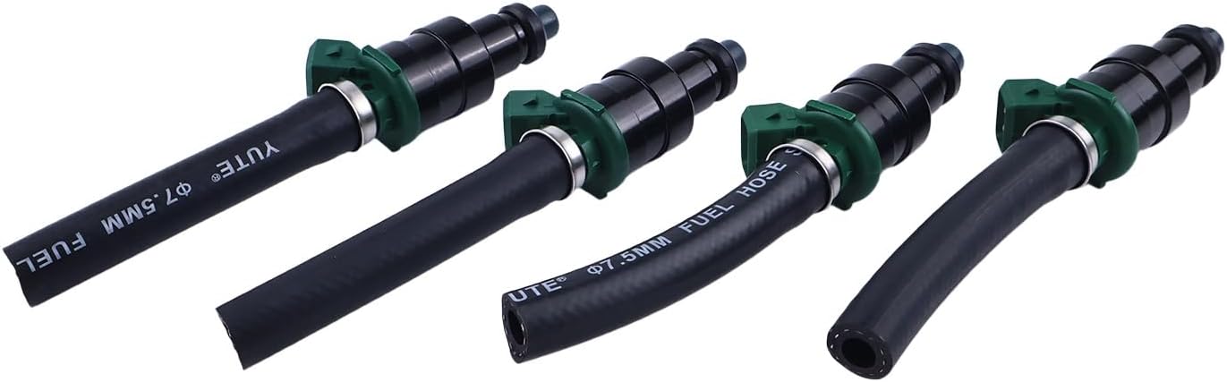 4Pcs Fuel Injector 0280150206 025906031 Compatible with VW Volkswagen Vanagon Nozzle 2.1L 1.9L 1983-1991