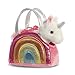 Aurora, 61171, Fancy Pal, Colourful Rainbow Unicorn, 8In, Peluche, Multicolor