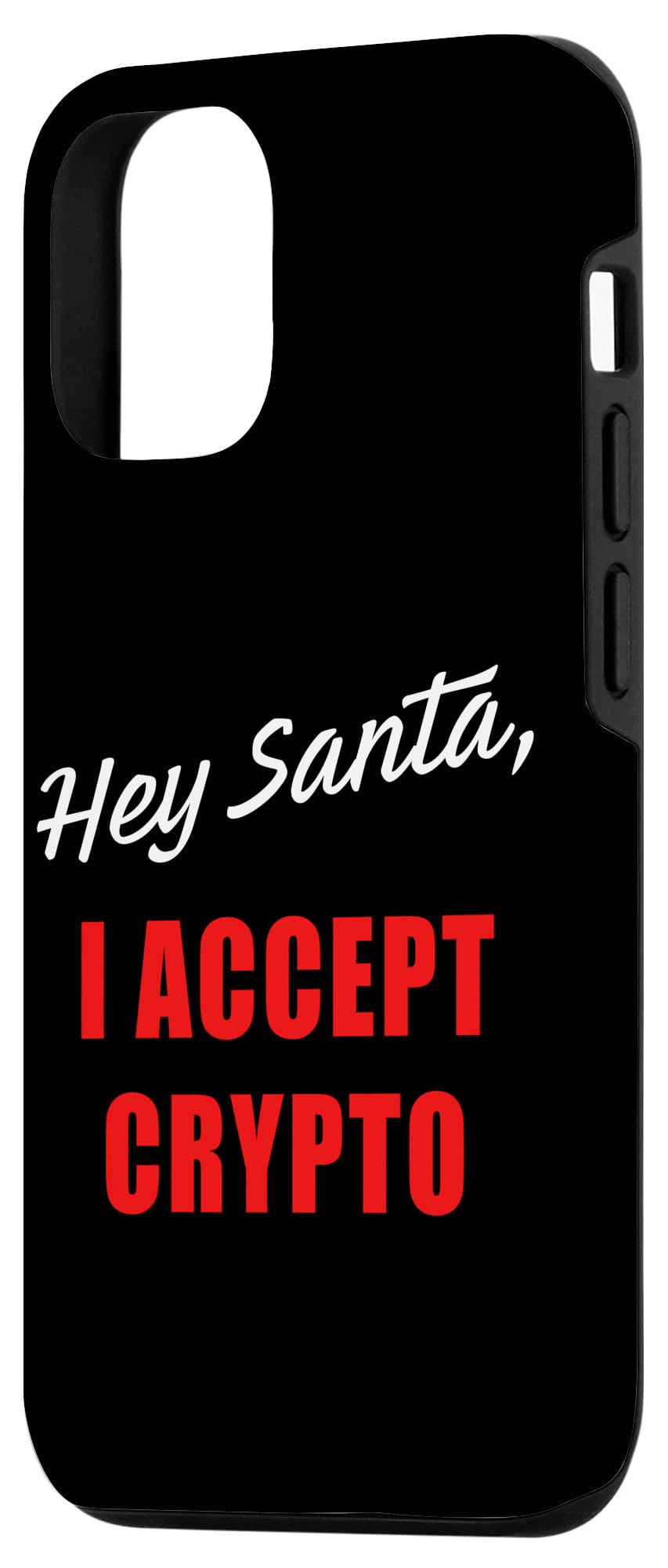 Amazon.com: iPhone 15 Pro Hey Santa, I Accept Crypto Funny Christmas  Investor Case : Cell Phones & Accessories