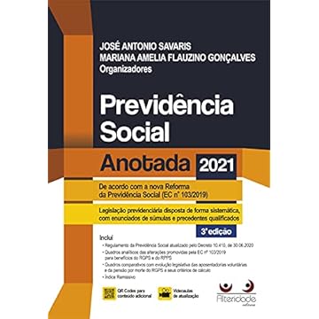 Capa do livro Previdência Social Anotada 3ª Ed.(2021)
