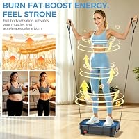 Vibration Plate Exercise Machine ,250 Levels Vibrating Plate — image 3