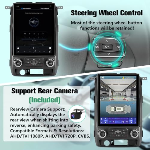 Radio para Auto con Pantalla T 12.1" Android 15 8 Núcleos miniatura 7