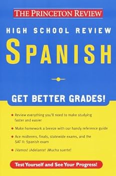 Paperback High School Spanish Review (Princeton Review) Book
