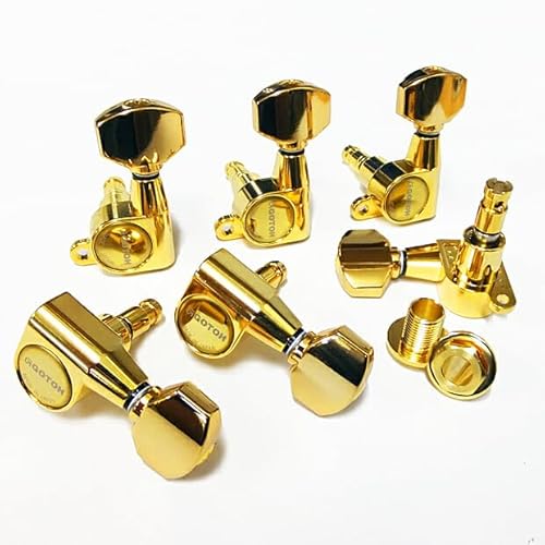 ゴトー ギター ペグ GOTOH SG360 MG 07 G L3R3 ゴールド マグナムロック 両側 6個セット 【Ebiオリジナルピック付】