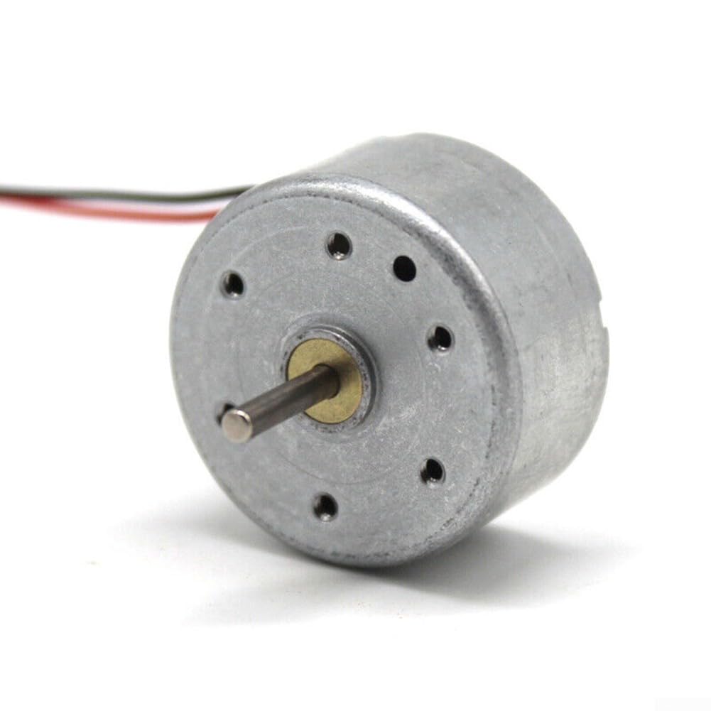 SPORTARC RF-300CA RC-300 DC 3V 5V 6V 10300RPM Mini 24mm Round Electric Motor 2mm Shaft for DIY fans or electronic products