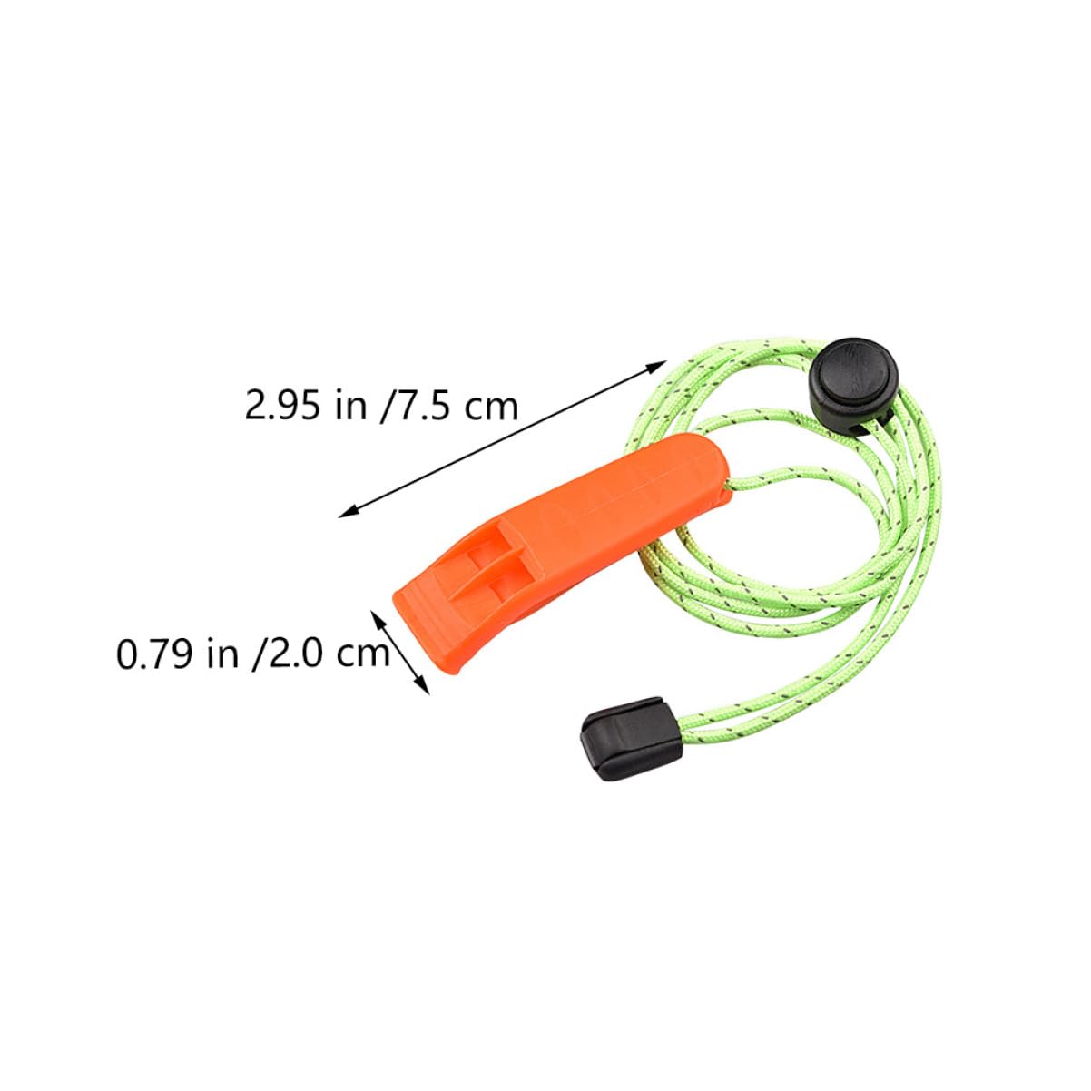 Balacoo 1set Whistle Safety Hiking Survival Camping Outdoor Supplies Outdoor Accessories Outdoor Supply Pp Plastic 5pcs