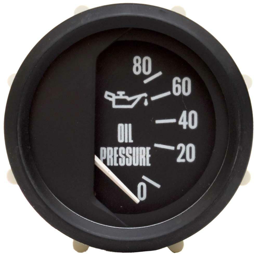 Boat Oil Pressure Gauge 4060-5-5YY | 2 Inch Black