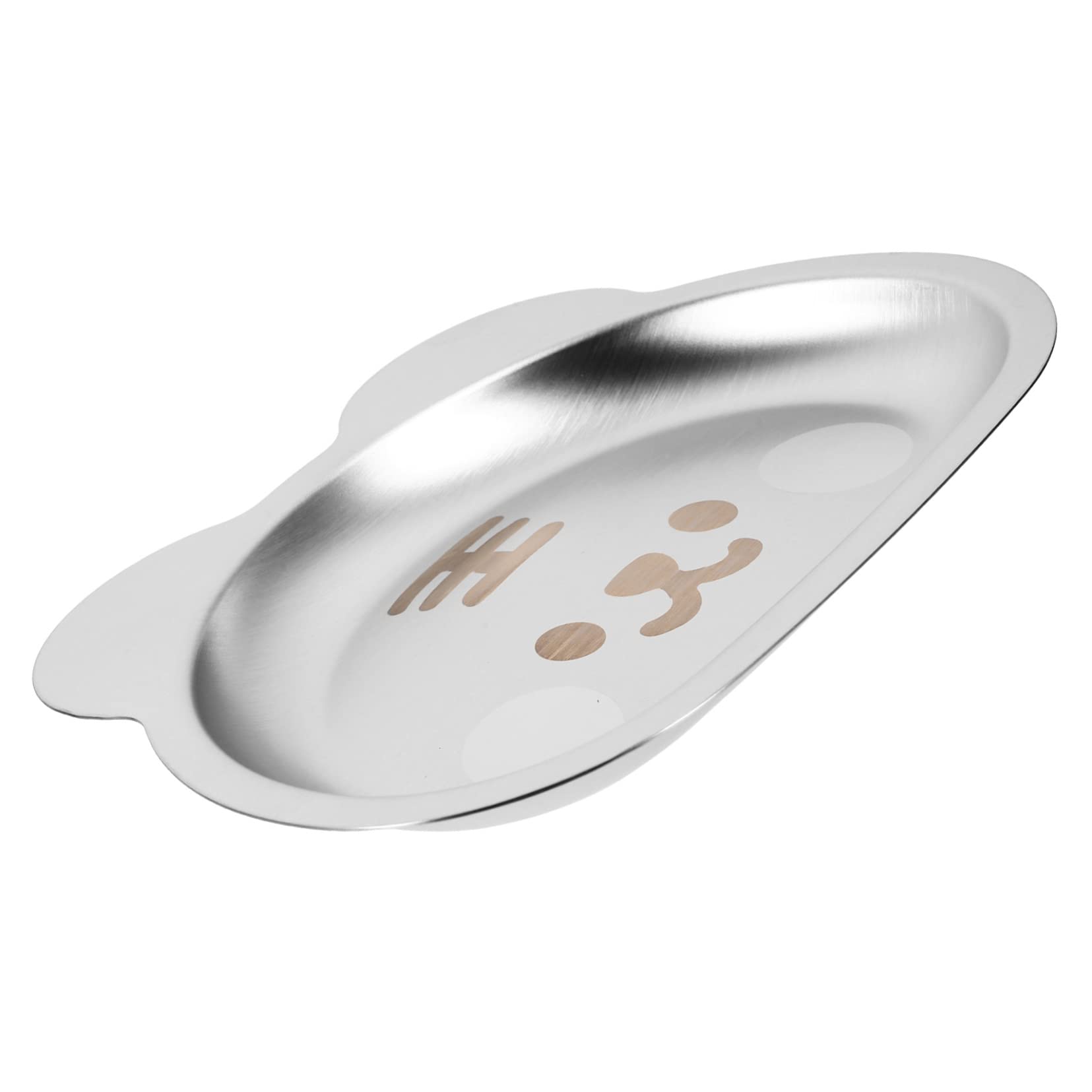 OFFSCH Kid Food Plate Stainless Steel Plates for Kids Carton Tiger Lunch Utensil Set