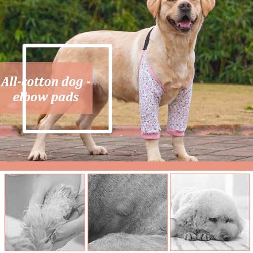 Recovery Sleeve Hund, Ellenbogenschutz für Hunde, Ellbogenschoner für Hunde, Hund Chirurgie Erholung Recovery Sleeve für Vorderbeine, Kniebandage Arthrose für Hunde