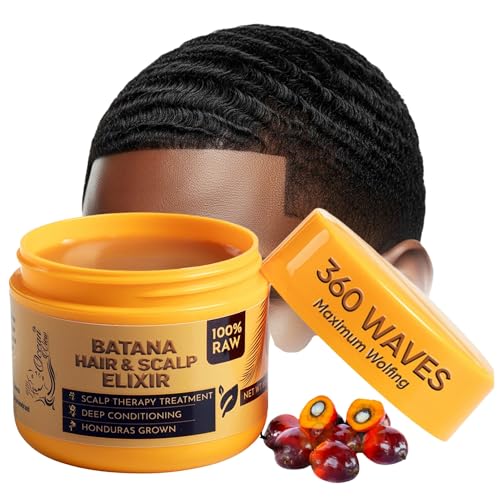 OCEAN VIEW DEEP WAVES POMADE - Premium Wave Grease, Wave Pomade for 360 Waves, Strong Hold Wave...