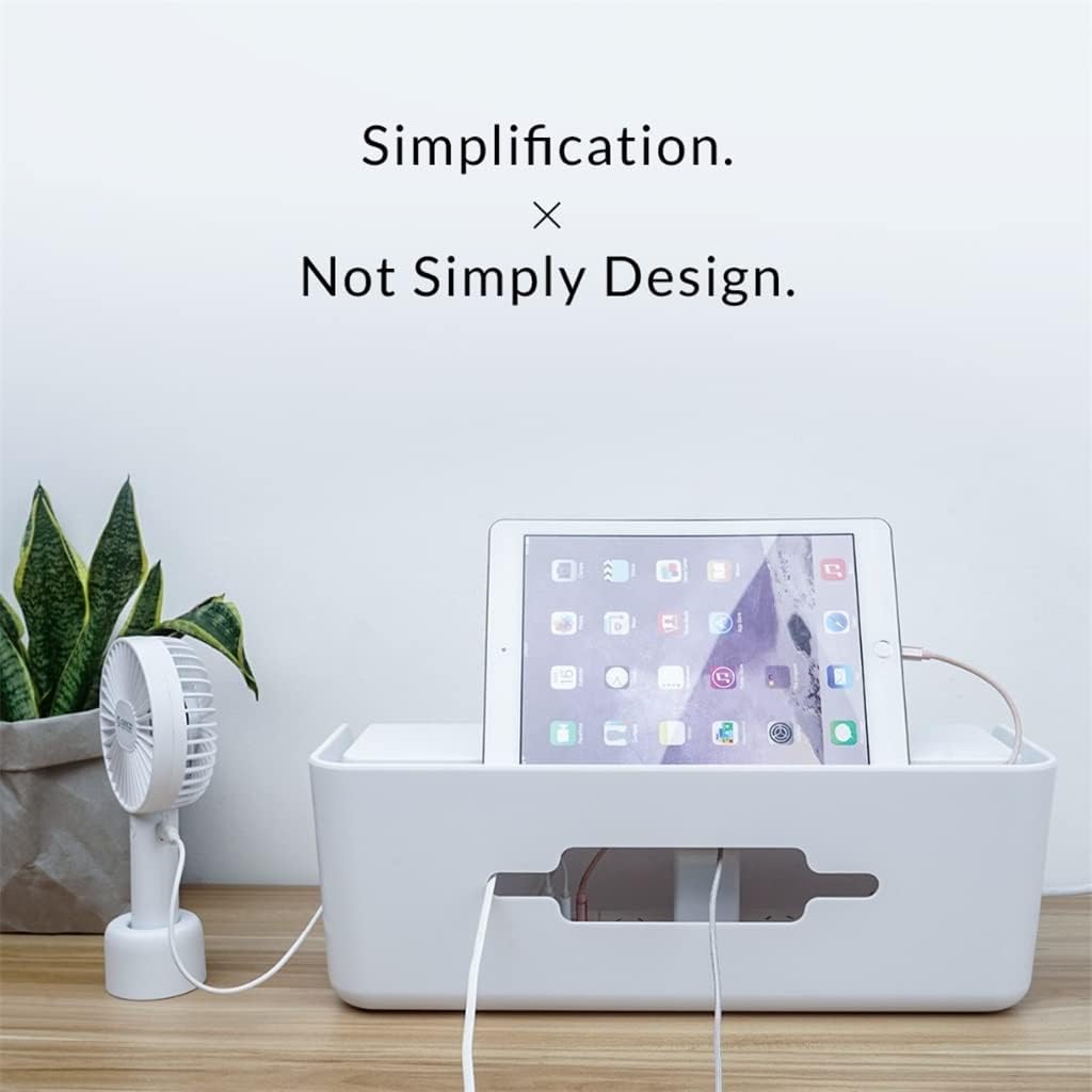 Power Strip Storage Box Cable Organizer for Power Bank Charger Cable Management Box image 2