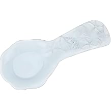 Blue Sky Clayworks Laguna Coastal Spoon Rest, Ceramic, 11" Length, Serene Ocean Counter Accent