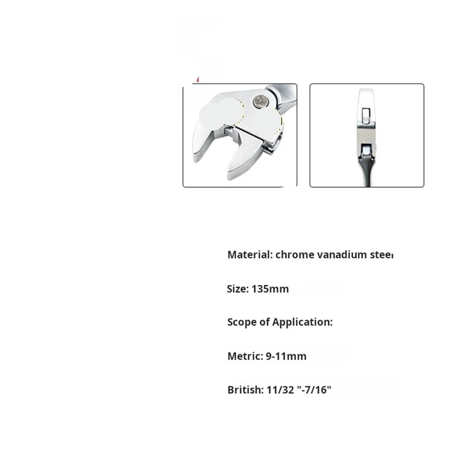 Pinza a Pappagallo Chiave autobloccante a rilascio Dimensioni metriche e imperiali disponibili aperta a cricchetto autoregolabile(S 9-11MM)