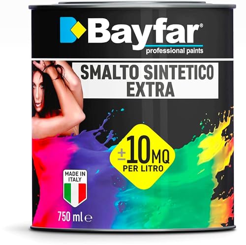 Smalto Vernice per legno ferro esterno interno 750ml (Grigio Ardesia)