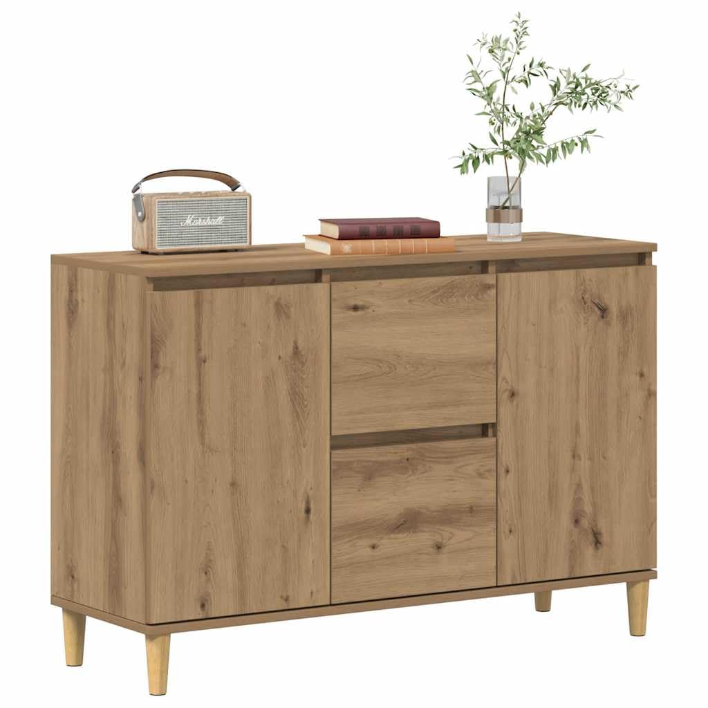 Refined Aparador de Madera de ingeniería Roble Artisan 102x35x70 cm