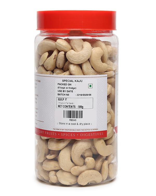 Roopak's PIK-N-PAY Cashews - 500 Grams | Natural Healthy Jumbo Sized Cashew | Premium Dry Fruits 1