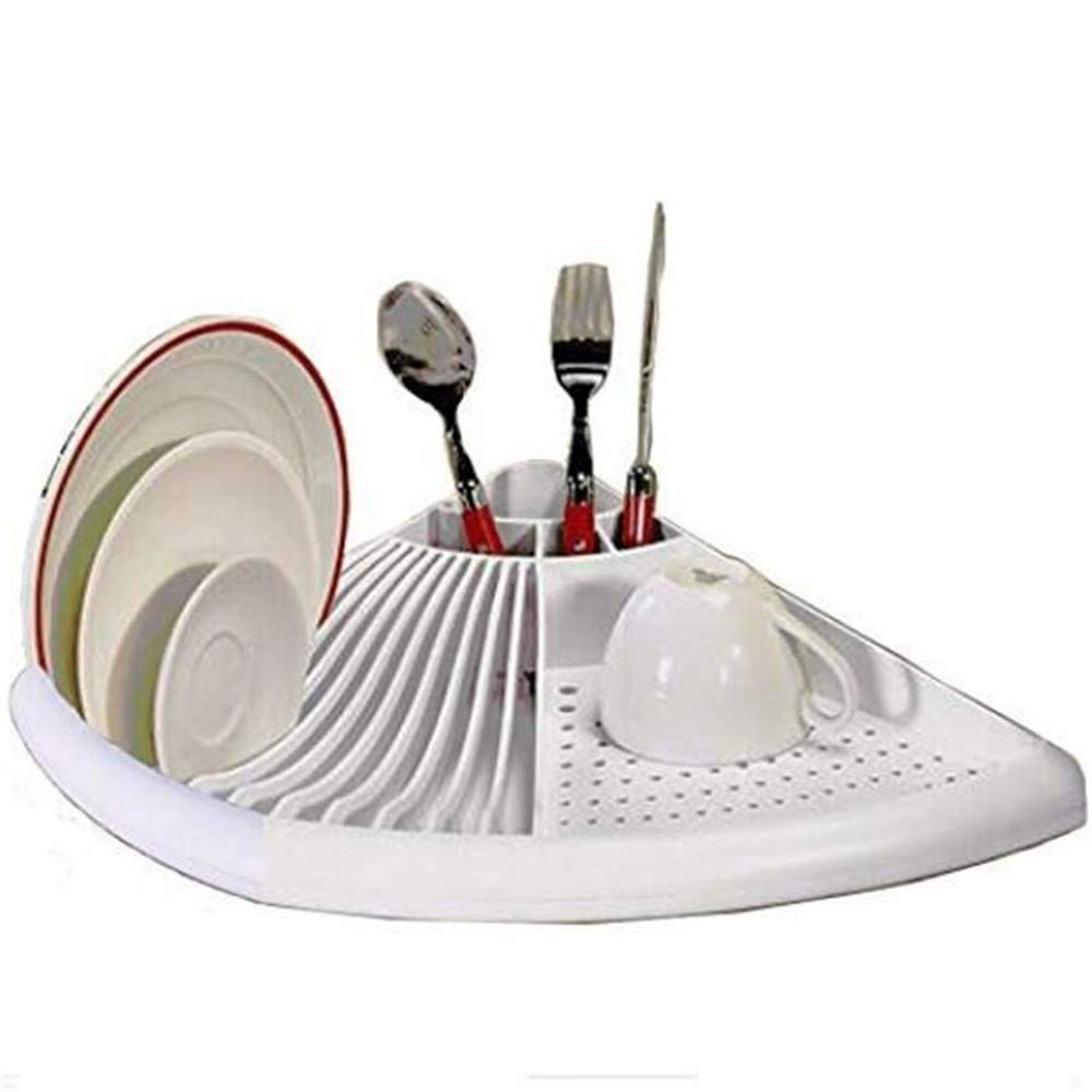 Sweenaly Corner Dish Rack Space Saving Kitchen Dish Drainer