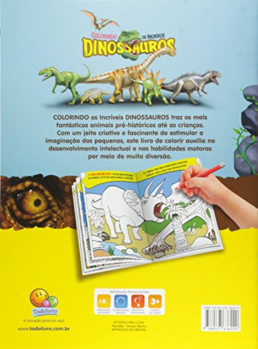 Colorindo os Incríveis Dinossauros