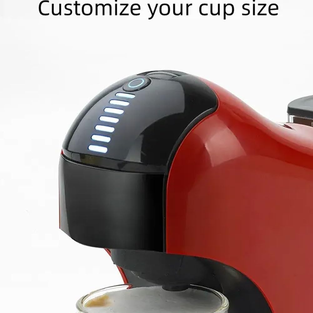 Cafetera de cápsulas de 15 barras, cafetera de cápsulas de 1400 W, 1 litro, máquina de capuchino de una sola porción para lattes y capuchinos