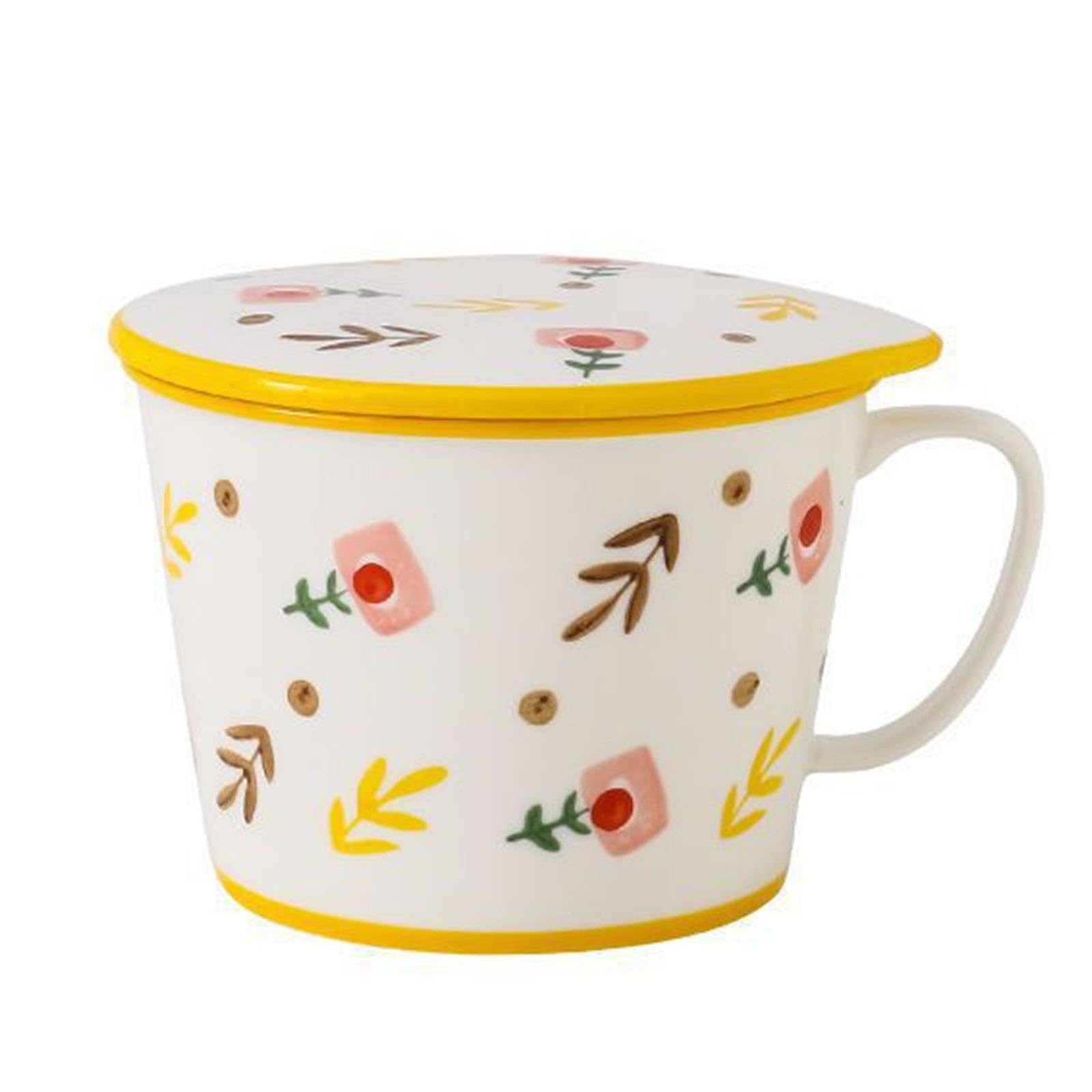 SAeWare Barattolo in ceramica per olio in ceramica, per spezie, casa, cucina, peperoncino, olio per cucina, colore giallo, 18 x 11 cm, giallo, 18 x 11 cm
