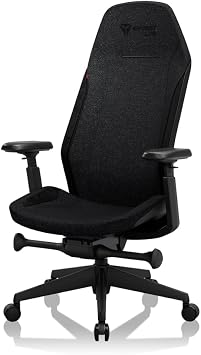 Secretlab Atlas BLACK3 Ergonomic Chair - Regular, Leatherette, Black | Cold-cure foam, Syncro tilt, High backrest, Lumbar support, Adjustable seat depth, 3D armrests, Magnetic head pillow, Office