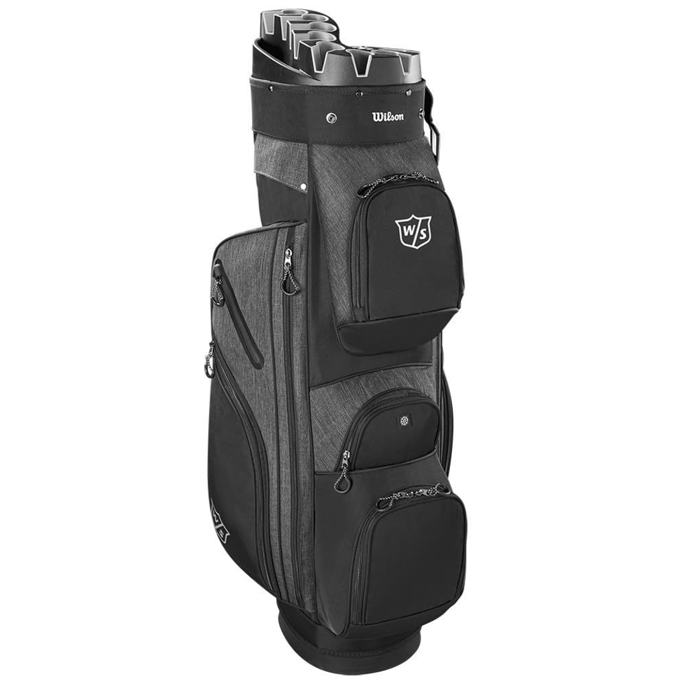Wilson Staff Golf I-Lock Dry Cart Bag Męska torba na kółkach 14-kierunkowy przegroda