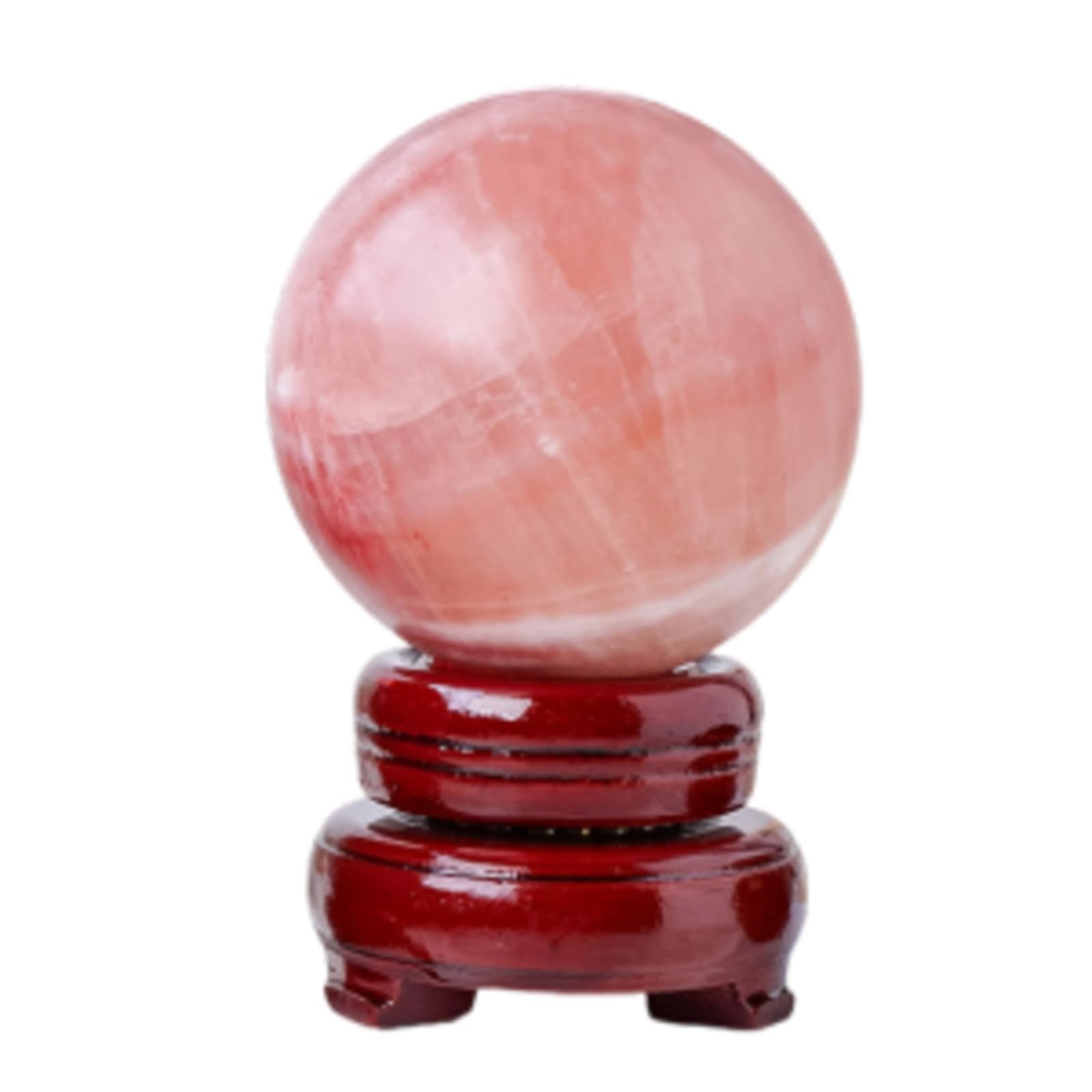LTRAJUYNH Caribbean Stone Crystal Ball Ornaments raw Polished Home Decoration Crafts,70~75mm