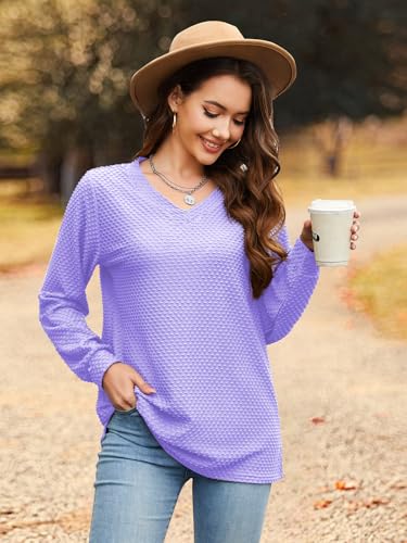Image of Bulotus Womens Turtleneck Sweaters Ribbed Knit Split Cowl Neck Tunic Sweaters