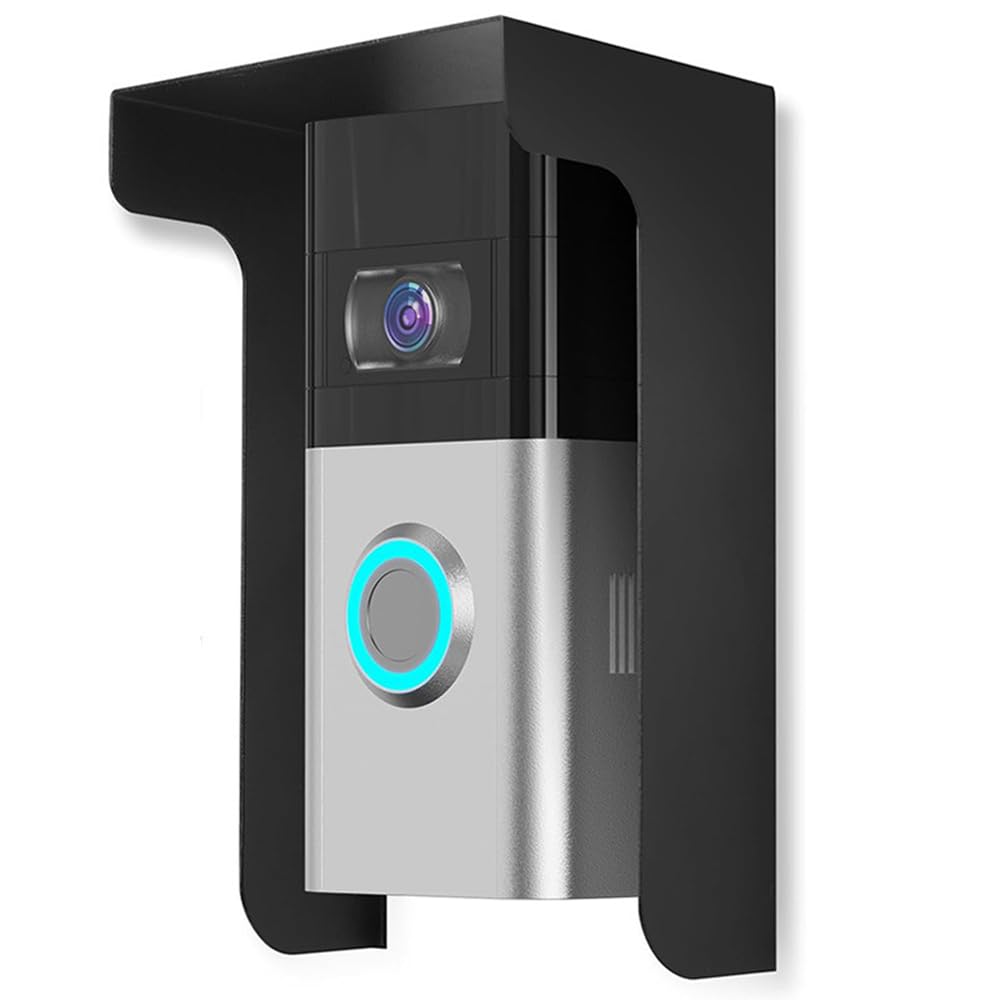 Befun Ring Doorbell Rain Cover, Steel Anti-Glare Protection Weather Cover