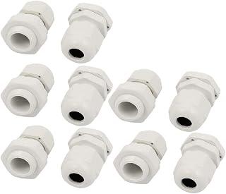 New Lon0167 PG7 Waterproof IP68 Safety Nylon Cable Gland Connector Joints White 10pcs(PG7 wasserdichte IP68-sicher-heits-Nylon-Kabelverschraubung-VerbindungsstÃ¼cke weiÃŸ 10St