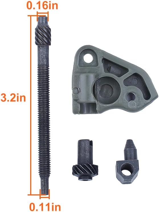 Chain Bar Plate Adjuster For Husqvarna 362 365 372 371XP 385XP 390 Part537046601, Chain Bar Plate, Adjuster screw, Bumper Stripe, Bar Stud, Bar Nut, Air Filter Clip