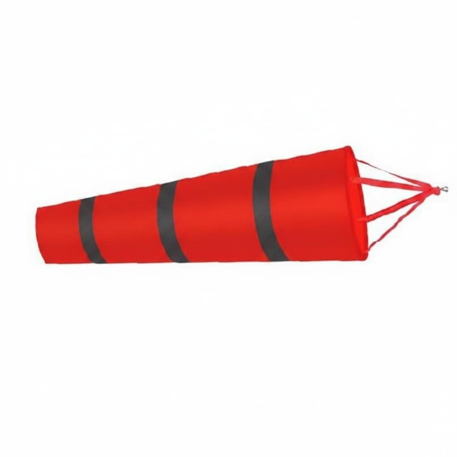 High-Visibility Reflective Wind Direction Sock 360-Degree Rotation Airport Windsock Waterproof Striped Wind Cone Corrosion-Resistant for Pilots, Industrial Sites, Marine, Helipad, Red, 1M-image-36