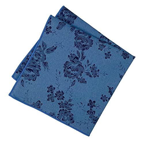 Image of Kebocis Men's Floral Pocket Square Handkerchief for Men