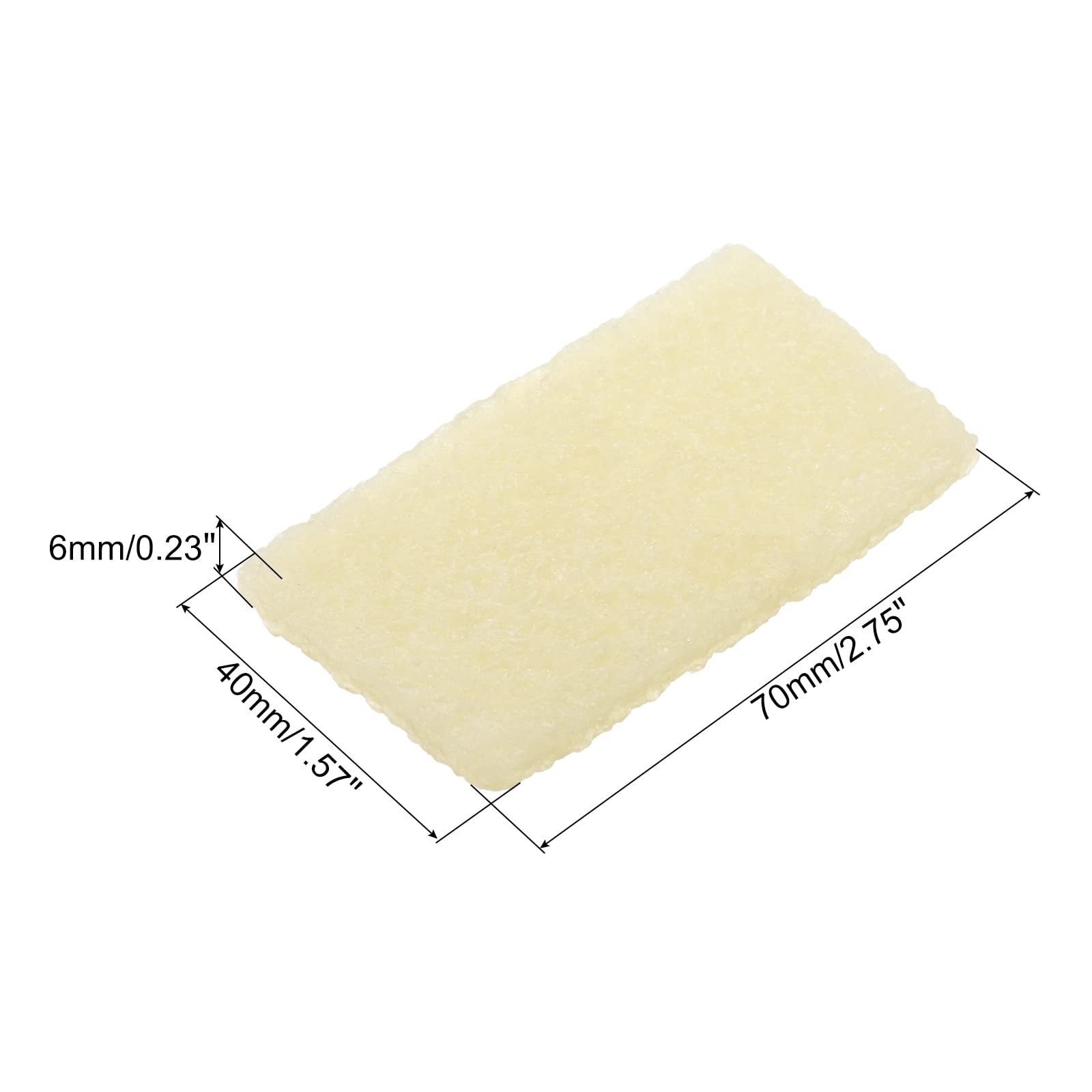 PATIKIL Rückstandsgummi-Radierer 6er Pack – Klebstoffentferner Für Papier, Kunst & Leder