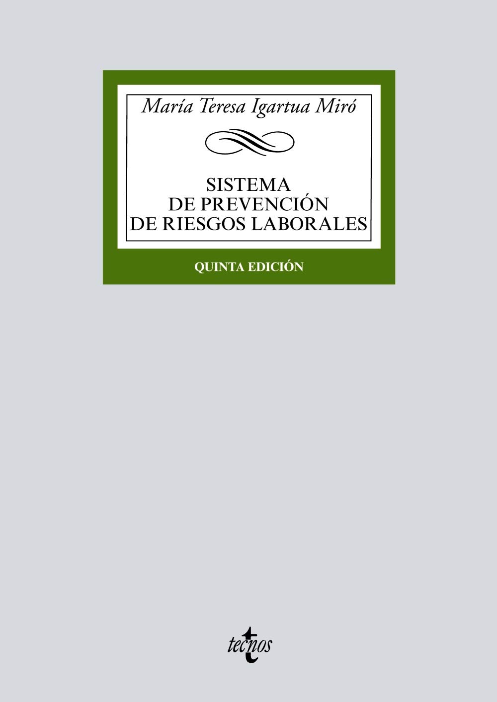 Sistema de prevención de riesgos laborales (Derecho - Biblioteca Universitaria de Editorial Tecnos)