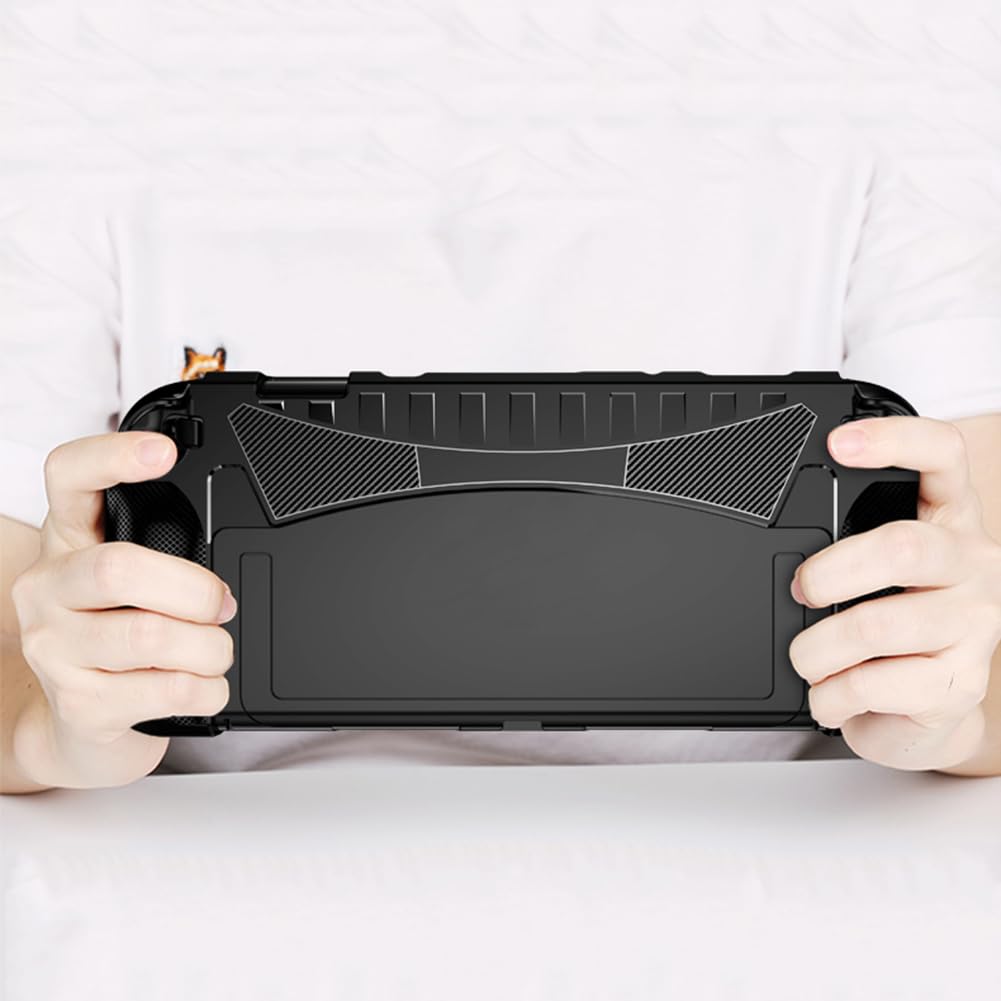 LYEAA Funda de protección ergonómica para consola NS2 TPU (negro)