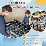 Baby-foot GOPLUS pieds amovibles, format table 94 x 81 cm photo 4