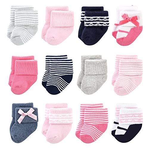 Image of Luvable Friends Unisex Baby Newborn and Baby Terry Socks