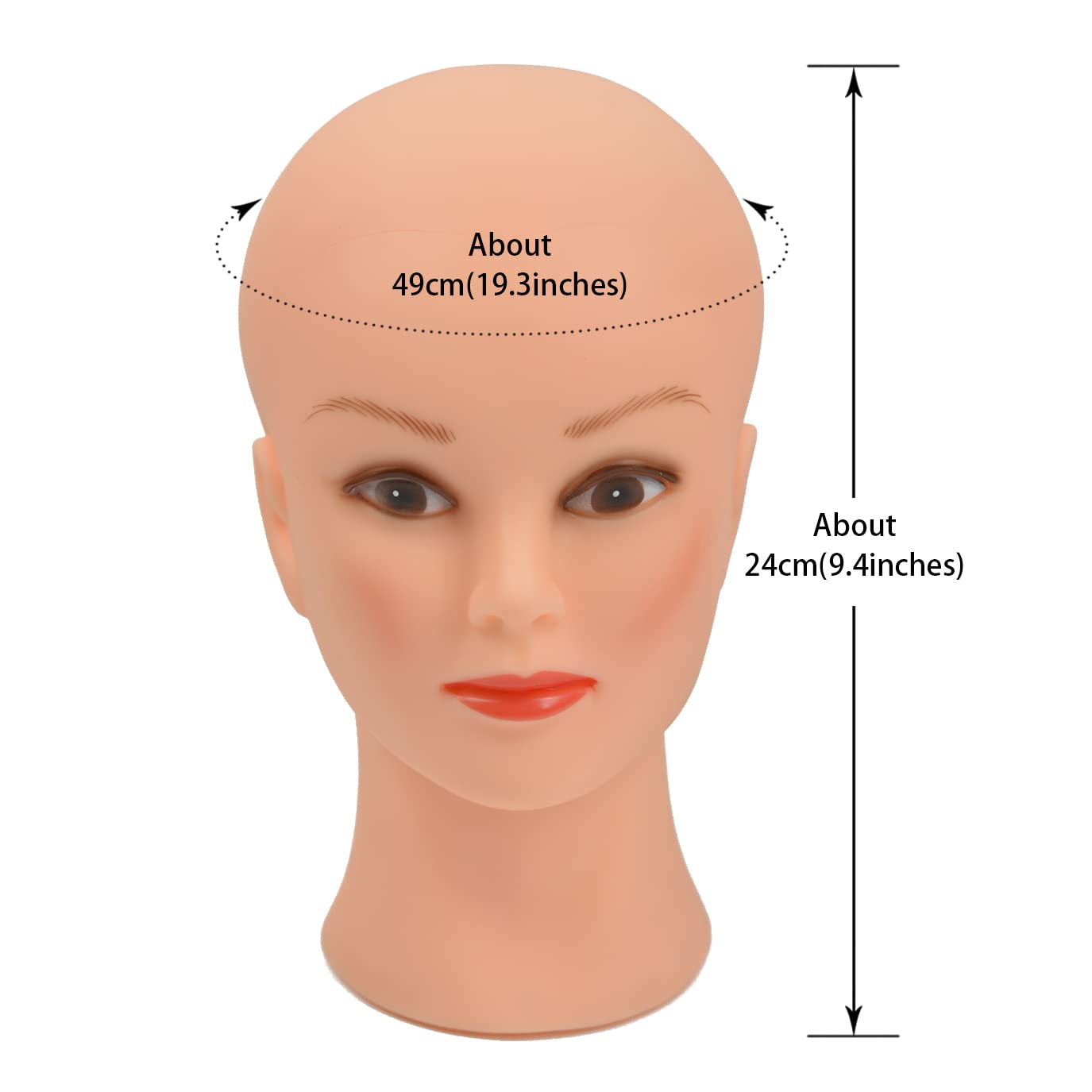 Amazon.com: YTBYT Bald Mannequin Head Wig Head Professional 