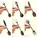 Dessert Spoons,Coffee SpoonTeaspoon,Awakingdemi Vintage Style Metal Carved Fruit Dessert Spoons for Kitchen Dining Bar,6pccs/set