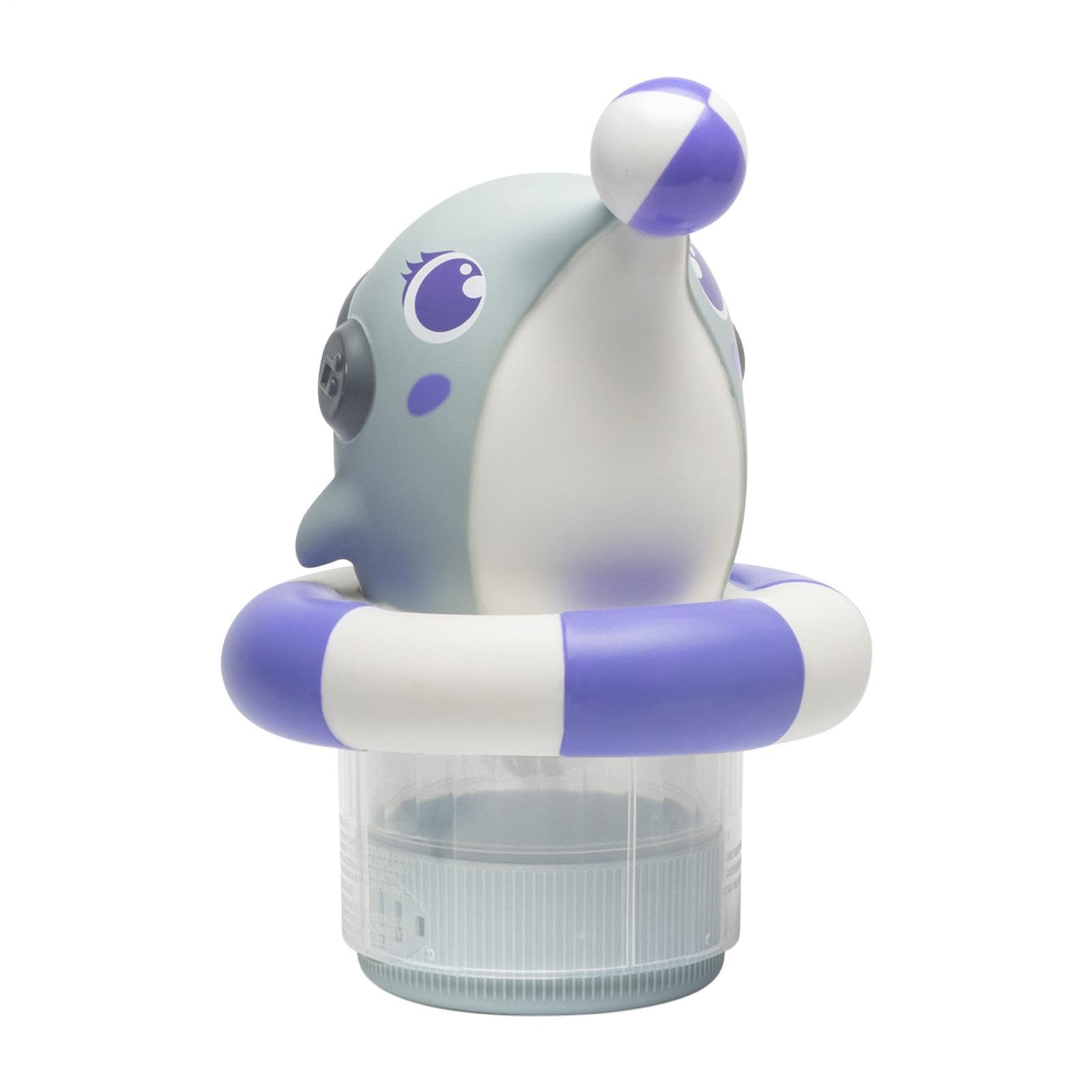 Dispenser di Cloro a Forma di Delfino Cloratore Decorativo Galleggiante a | Portapastiglie Galleggiante per Cloro Piscine Per Feste Spa Hotel Casa E Aree All'